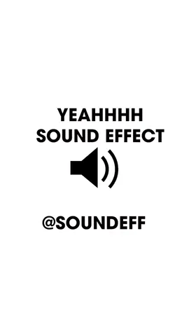 YEAHHH #soundeff