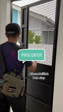 Alhamdulillah...pintu dapur ✅ tukang grill 👍🏼👍🏼👍🏼 #fyp #fypシ #pintudapur #homedecor #ighomedecor #viraltiktok 