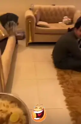 Dropping food fail 😂😂 #fypシ #viral #funny #arab #food #waste #العرب 