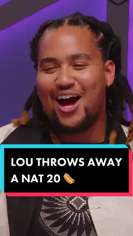 Lou would never let a pesky nat 20 get in the way of good roleplay #dimension20 #neverafter #fairytale #pinocchio #nat20 #dnd #natural20 