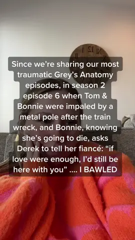 This has to be one of THEE saddest episodes 😭💔 I cried so hard lol. #greysanatomy #greys #shondarhimes #trainwreck 