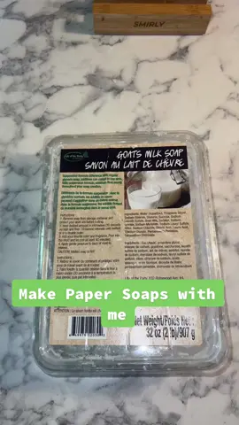 DIY Paper Soaps #diymeltandpoursoap #diysoap #beautybubbles #fyp #diypapersoaps 