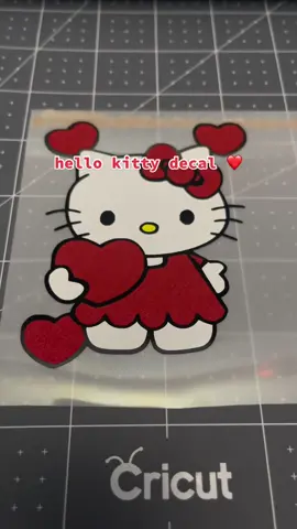 #cricut #cricutmaker #hellokitty #vinyldecal #customdecals 