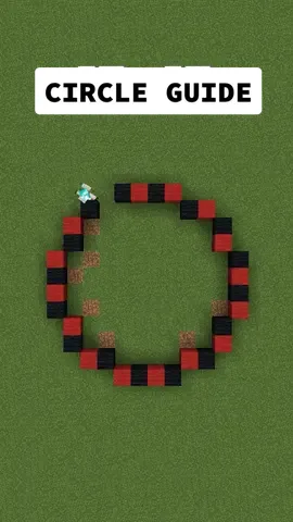 How to build circles in Minecraft all sizes! #Minecraft #minecrafttips #minecraftbuilding #minecrafttutorial #mcpe #tutorial 