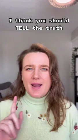 SAY or TELL? Say is generally expressing an idea with your words, but tell needs to be followed by a person - I tell you, him, her, them something. So I can say ‘She didn’t tell me”, not “she didn’t say me” #grammar #learnenglish #LearnOnTikTok #english #ingles 