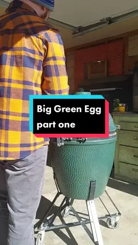 Refurbishing a big green egg, part one! #biggreenegg #charcoalgrill #smoker @whitetigerdidit @biggreenegg 
