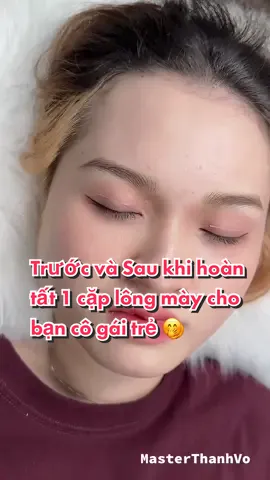 🕊️ Thay đổi Style Hairstroke mới nang lại nhiều điều tốt đẹp tự nhiên thần thái hơn đến với các nàng yêu quý của Thanh 🥹 🕊️ Bé khách hỏng có lông mày nhưng da em trắng xinh xắn 🧏🏻‍♀️ Thanh chọn màu Nâu Tự Nhiên để em vẫn giữ được nét trẻ trung sau khi làm chưn mài 👏🏻  #hairstrokebrows #eyebrows #eyebrowsonfleek 