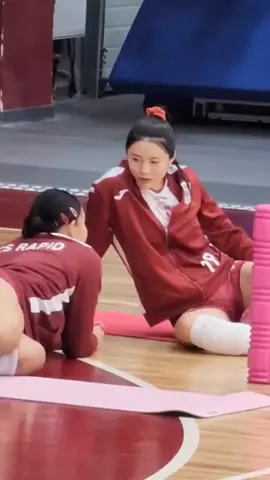 Dayeong x Pornpun warm up 🔥#leedayeong19 #foryoupage #rapidbucuresti🇱🇻 #fyp 
