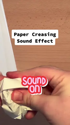Paper Creasing Sound Effect #paper #creasing #soundeffects #hq #stereo #notalking #originalsound #sfx #sound #24bit #96khz 