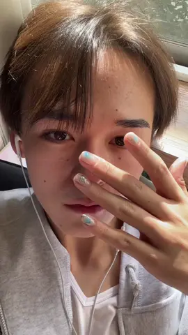 new nailssss ネイル変えた⭐️💙