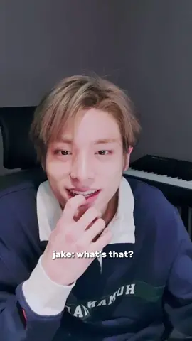 nah cause he was so happy to do tiktoks lmao #enhypen #jakeenhypen #jake wet the bed 