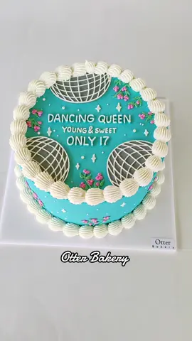 Nos encantó hacer está torta 🕺💃 #mammamia #cake #otterbakery #17cake #17birthday #pastel #mamamiacake #dancingqueen #dancing #seveenteen 