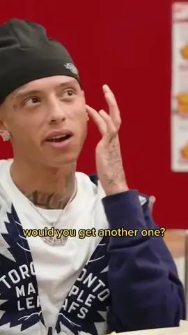 Central Cee talks about his tattoos #centralcee #doja #ameliadimoldenberg #fyp #rap #chickenshopdate 