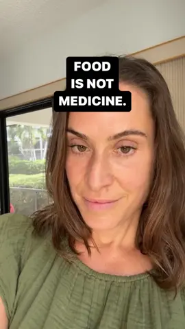 FOOD IS NOT MEDICINE. #healthandwellness #wellnesstips #holistichealth #healthyliving #nutritioncoach #nutritionist #FoodTok #integrativemedicine #markhyman #nutritionmyths #weightloss #HealingJourney #diettips #truth 