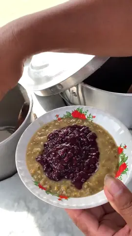Bubur Kacang Hijau, Ketan Hitam. #nyamnyam #buburkacanghijau 