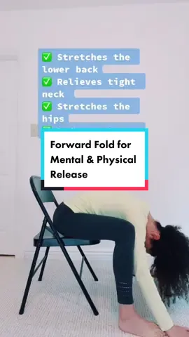 #forwardfold #chairyoga #chairyogaforeverybody #wheelchairexercise #wheelchairyoga #seniorlife #fypシ #yogaforbeginners 