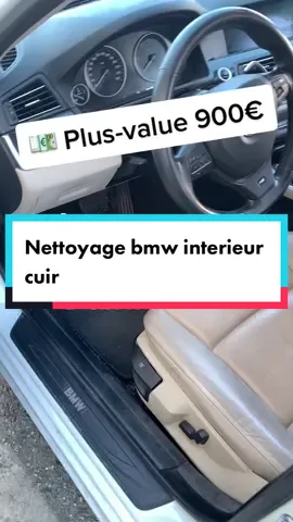 Nettoyage complet bmw interieur cuir 🧼🦠 - aspiration complète de la voiture - nettoyage des plastiques et des vitres - nettoyage du cuir + le soins  - shampoing des moquettes et tapis  #pourtoi #clean #voiturepropre #CleanTok #nettoyageauto #detailing #detaileurdefrance #satisfying 