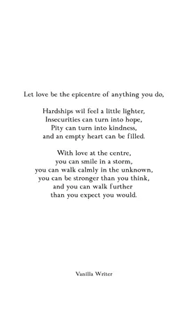 🥰 #foryou #vanillawriter #Love #motivation 