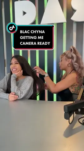 @blacchyna getting me camera ready lol. #blacchyna #hair #makeup #lipgloss #funny #interview #blacchynachallenge #blacchynatiktok #cameraready #fyp #foryoupage 