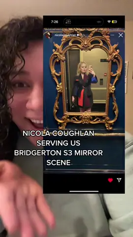 OMG YALL. This mirror scene is becoming more and more real EVERY DAY! Like IM SO EXCITED! #bridgerton #bridgertonnetflix #bridgertononnetflix #nicolacoughlan #polin #penelopefeatherington #bridgertontiktok #bridgertontok 