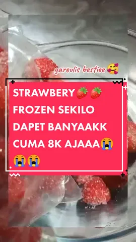 Udh murah dapet banyak😌 #viraltiktok #munculberandacomen #jajan #fypシ #myeshafood #openresellerdropship #strawberyfrozen 🍓🍓