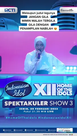 Nabilah bikin kita jadi gimana gituhh liat dia perform malam ini 😍🥰 #IndonesianIdol #IndonesianIdol2023 #IndonesianIdol12 #HomeOfTheIdols #IdolLovers #FinalShowcaseIndonesianIdol #tiktoktainment #fyp #foryourpage #Judika #BCL #Rossa #AnangHermansyah #DavidBayu  #fypシ 