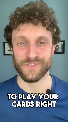 “Playing your cards right”  can lead to great success, not only in games but in life too! This popular English phrase is a testament to the importance of strategy and making wise decisions. Want to learn more about this and other fascinating idioms? Let’s explore the world of English phrases together! #PlayYourCardsRight #EnglishPhrases #Idioms #LanguageLearning #LearnEnglish #FluentInEnglish #falaringlês #ইংরেজিতেবলুন #говоритьнаанглийскоманглийском  #英語を話す #영어를말하다 #sprichenglisch 