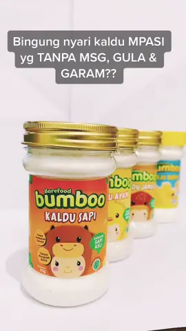 Bingung nyari kaldu mpasi yg tanpa msg, gula dan garam? Bumboo solusinya mom :)) #mpasi #mpasibayi #kaldumpasi #kaldubumboo #bumboompasi #mpasimenulengkap #mpasi6bulan #kaldubayi #kaldutanpagulgar #kaldutanpagulagaram #kalduasli #kalduayam #kaldujamur #kaldusapi 