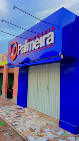 Fachada em Acm com letras caixa 3D Palmeira-PI