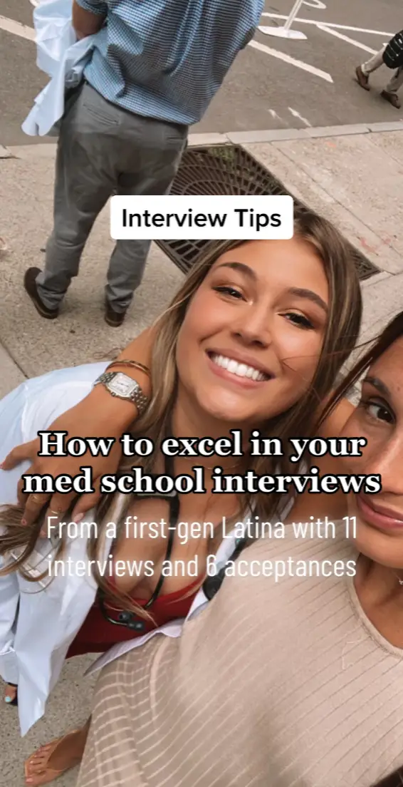 Tips on doing well in your med school interviews from s current M2🩺 #medschool #medstudent #medstudentadvice #medicalschool #medicine #premedadvice #premedstudent #premed #medschoollife #medschoolinterviews #medschoolinterview #premedmotivation #medstudygram #firstgenlatina #firstgenstudent #firstgen #latinainmedicine 