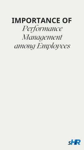 Performance management is critical for goal setting, improving productivity, and talent management, which are all essential components of a successful organization. Here are some reasons why perfomance management is important. #PerformanceManagement #HumanResource #CEO #SprintHR