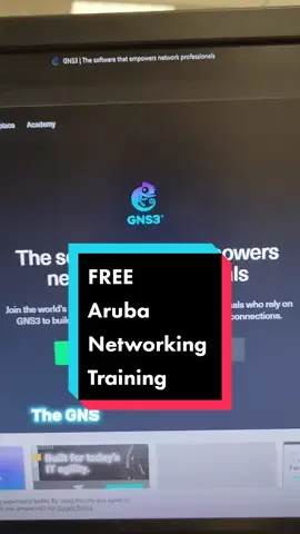 #it #training #free #aruba #networking #certification #sysadmin #Tech #techsupport #helpdesk  #gns3 #956 #956valley 