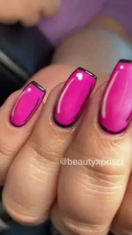 Comic book nails ——— #manicuragel #nailprep #orlandnailtech #musestudioorland #chiconailtech #corningca #willowsca #orlandca #530nails #chiconails #orlandnails #instagramnails #nailart #nailsvideos #contentcreator #nailinspiration#530nailtechs #530salon #comicbooknails #uñashardgel #pinknails