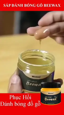 Lau chùi, đánh bóng đồ gỗ chỉ trong 1 nốt nhạc. Xả kho giá rẻ chưa từng có. #giadungthongminh  #sapong #sapongnguyenchat #sapongbeewax 