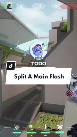 Replying to @fr0gyfrog0 Kayo Pop flashes for split A-Main! thank you @schmolliver for showing me this! #Valorant #pocketkayo #kayo #popflash #blinded #valorantclips #gaming #split #thepocketkayo #kjtodo 