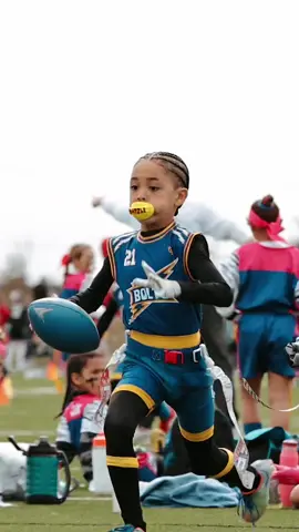Killa Cam just wanna rock!! Had him the rock and let him rock!! #flagfootball #flagfootballhighlights #nflflag #touchdown #youthsports #youthfootball 