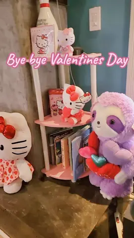 My daughters sloth is staying year round 🤣 #ValentinesDay #Easter #hellokitty #sanrio 