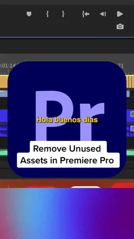 Remove All Your Unused Project Assets with The Click of a Button! #premierepro #premierepro2023 #learnpremierepro #justinserran #editingtips #videoeditor #videoediting #contentcreatortips #adobepremieretips #editfaster 