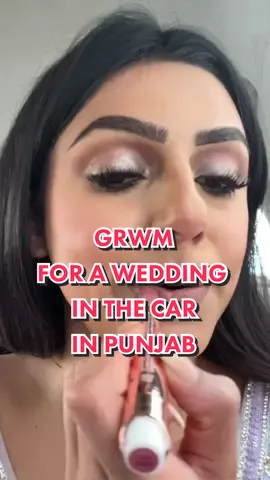 Honestly the hardest grwm ever 😹 the roads in punjab… are not it 🫣 #desitiktok #punjabiinfluencer #punjab #grwm #grwmmakeup #makeuptiktok #desiwedding #pindlife #getreadywithme 