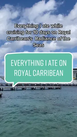 *with an unlimited specialty dining package #travel #royalcaribbean #everythingiate #radianceoftheseas #answer #icespice #musically @royalcaribbean 