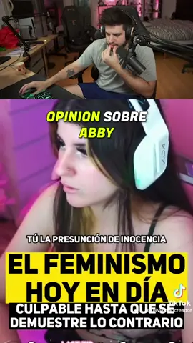 ElmiilloR sobre la opinión de Abby sobre la presunción de inocencia #elmillor #elmillorclips #twitch#twitchstreamer #twitchclips