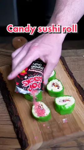 Homemade Sushi candy roll #cooking #food #FoodTok #kitchen 