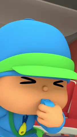 ¿Qué harías si te pasa a ti? 😂 #pocoyo #trenes 