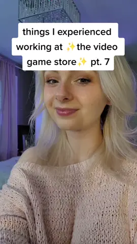 I was 16yrs old and had only been working there a month when this happened :P #gaming #retailproblems #egirl 