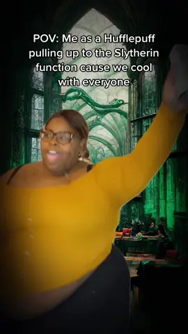 #slytherin #slytherincommonroom #hufflepuff #hufflepuffcommonroom #hogwartshouses #hogwarts #trending #viral #blacktiktokcommunity #funny #fypシ #fyp #blackgirlfollowtrain 
