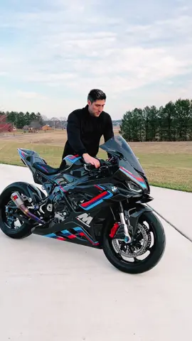 Some revs from our $80,000 carbon BMW M1000RR with the full titanium exhuast. What do you think of the bike?  #bmw #bmwmotorsport #bmwlife #bmwclub #s1000rr #m1000rr #dreambike #superbike #sportsbike #giveaway #carbonfiber #fyp 
