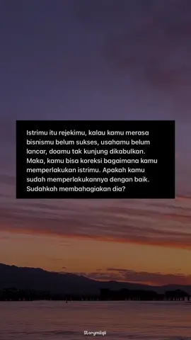 Kebahagiaan istri menentukan rezeki seorang suami.. #suamiistribahagia #pasanganhalal #rumahtanggabahagia #nasehatpernikahan #foryou #xyzbca 