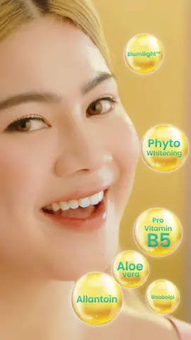Sun Bright Daily Sunscreen dengan SPF 50 PA+++ & Blumilight, memberi perlindungan terhadap paparan UVA, UVB, dan bluelight.