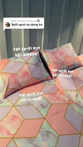 Membalas @Aymisyuuu🍳 ini yaa yg minta spill sprei🥰 #spreiaesthetic #spreihomemade #spreimurah 