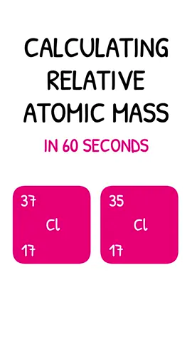 Let's talk 'Calculating the Relative Atomic Mass' … #gcse#gcsescience #gcsesciencerevision #gcsesciencenotes #gcsesciencehelp #gcsechemistryrevision #gcsechemistry  #gcsechemistryedexcel #gcsechemistryexam #structureoftheatom #atomicstructure #isotopes #relativeatomicmass